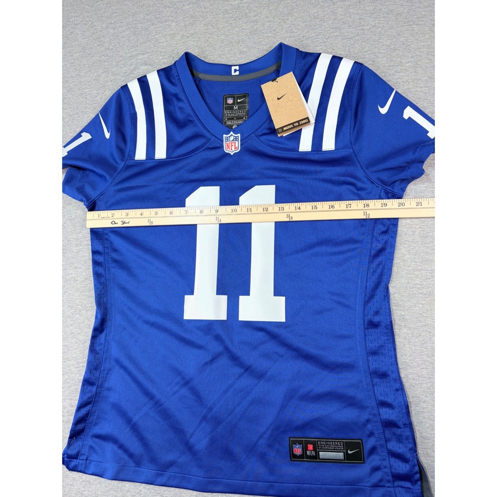 Nike Indianapolis Colts Michael Pittman Jr 11 Jersey Womens Medium Blue NFL New - Picture 5 of 8